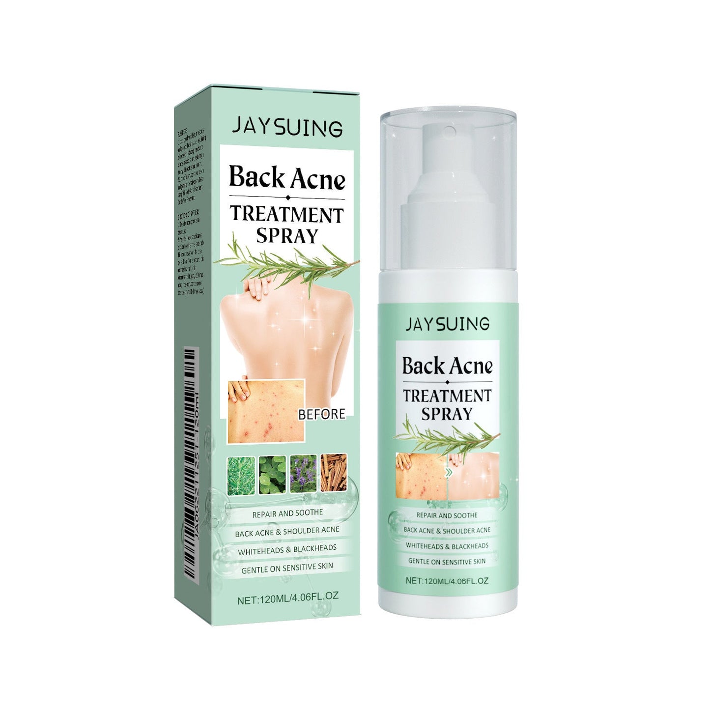 Spray de granos para el cuerpo