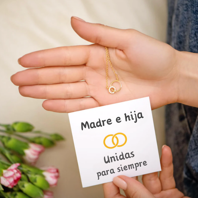 Collar anillos madre e hija