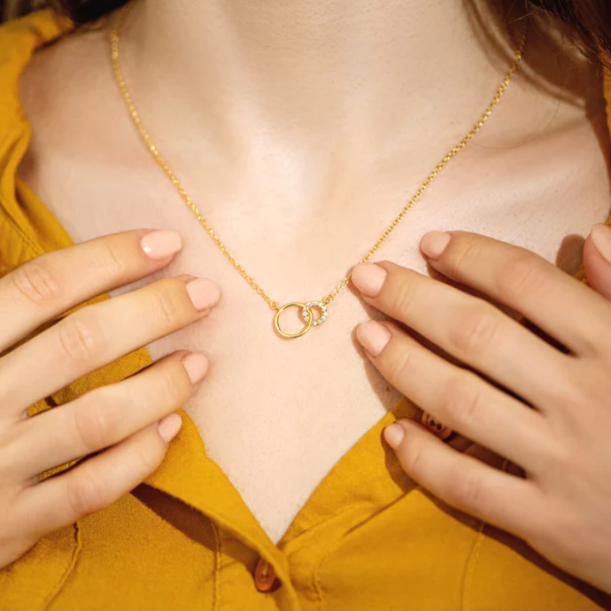 Collar anillos madre e hija
