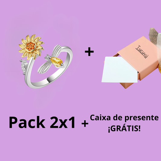 Anéis de girassol - Pack 2x1