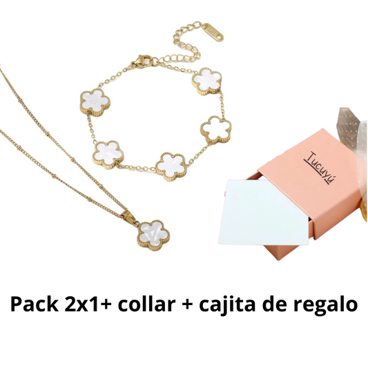 Pack María - 2 pulseras + collar