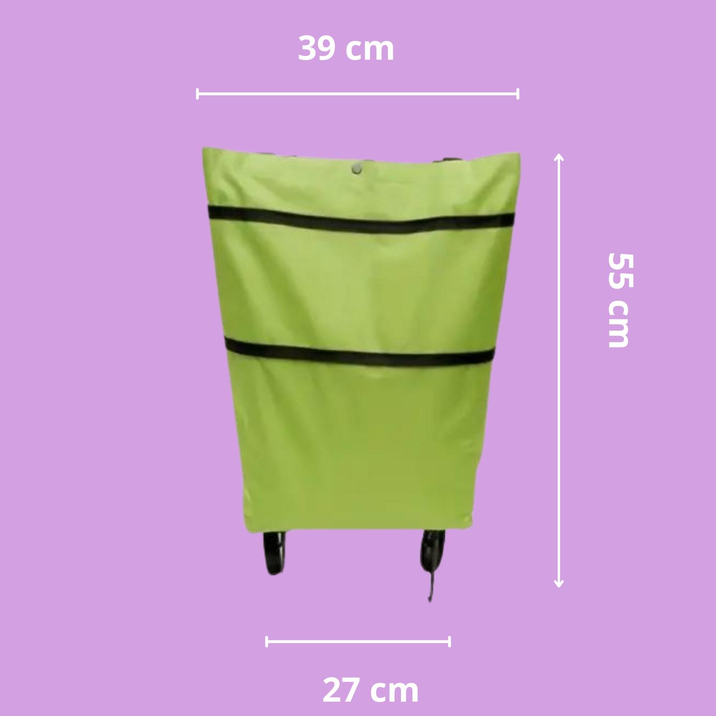 Carrito compra plegable + Ruedas GRATIS