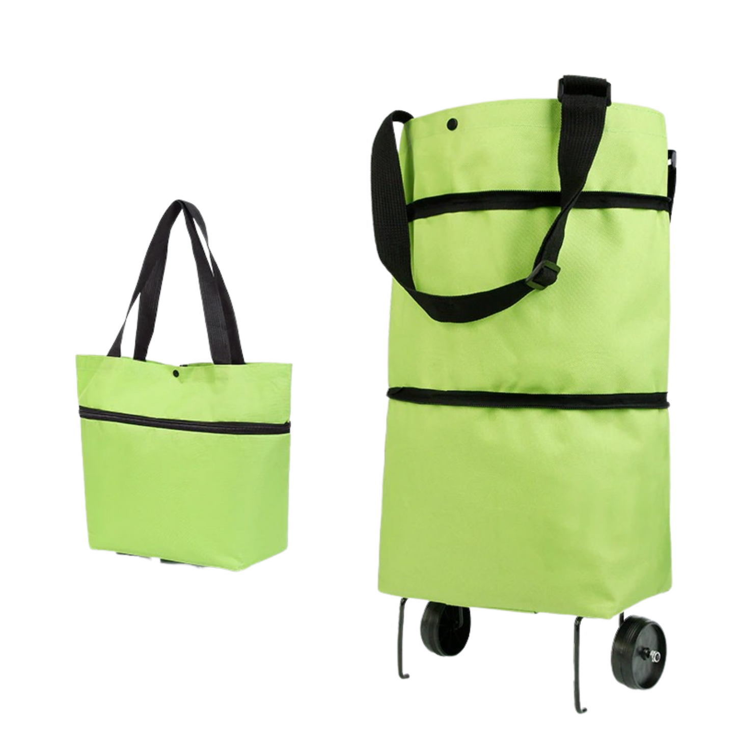 Carrito compra plegable + Ruedas GRATIS