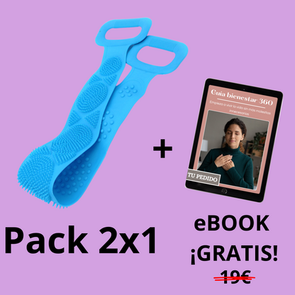 DuchaScrub - Frotador doble Pack 2x1