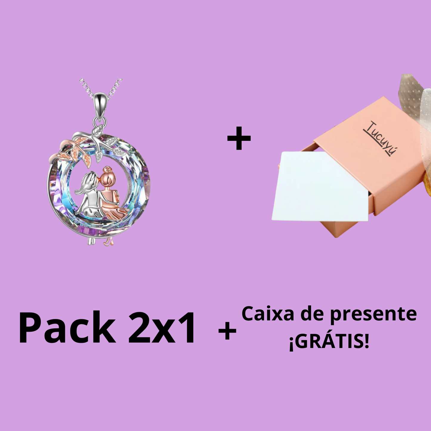 Colar Irmãs - Pack 2x1