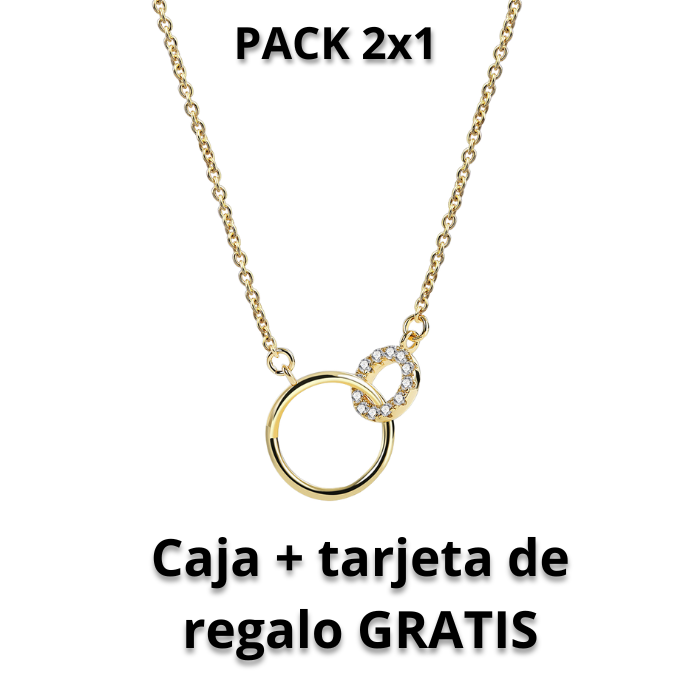 Collar anillos madre e hija
